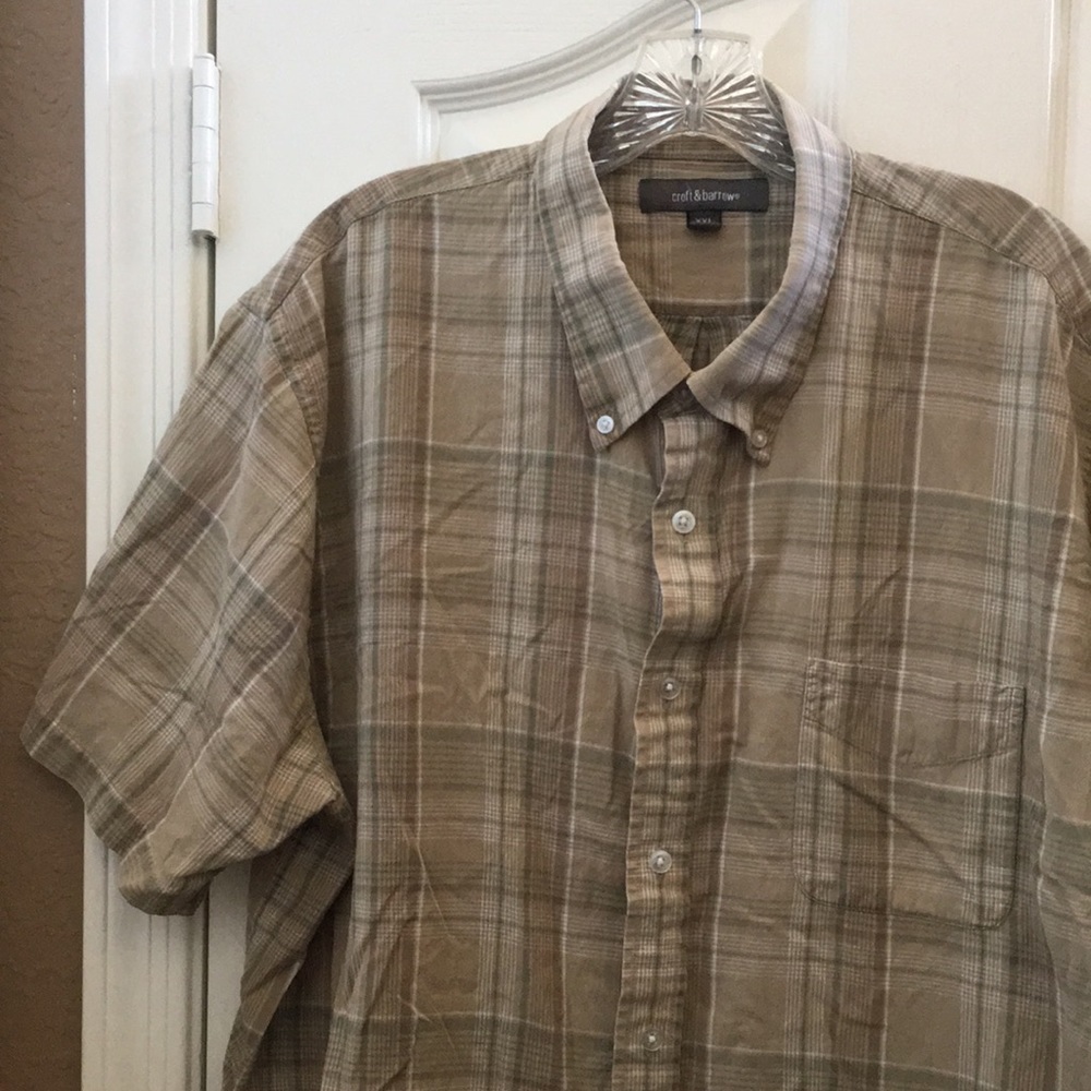 FINAL MARKDOWN Men’s croft & barrow SS Shirt (XXL) - Picture 2 of 8